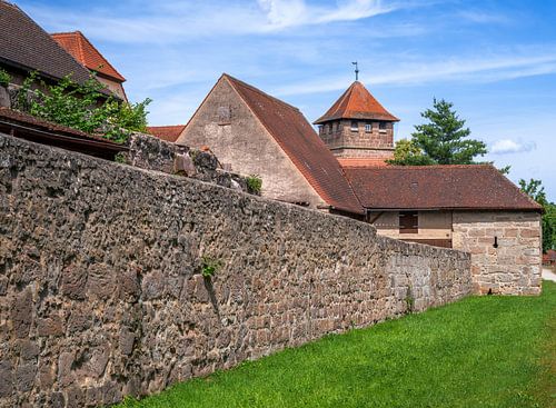 Historische stadsmuur van Wolframs-Eschenbach
