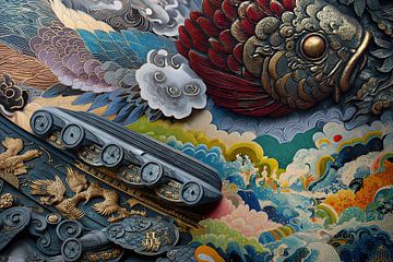 art japonais abstrait