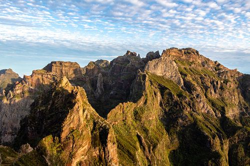 Pico do Areeiro in der Morgensonne gebadet | Madeira