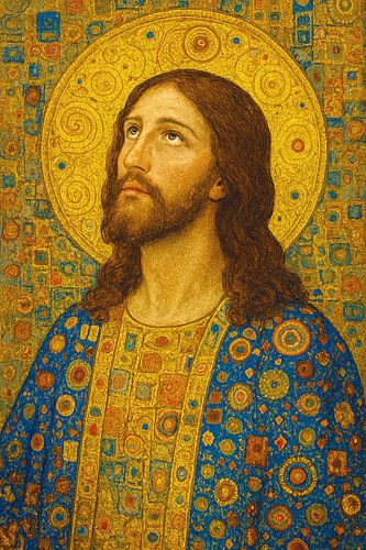 Jezus Christus schilderij.