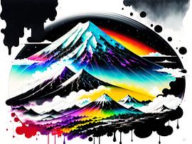 Bezauberndes Spektrum: Die Majestät der Rainbow-Hued Mountains einfangen von ButterflyPix