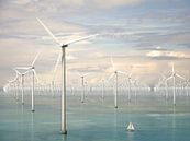 Duizend windmolens op zee - lentebries van Frans Blok thumbnail