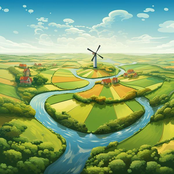 Landscape by Wonderful Art