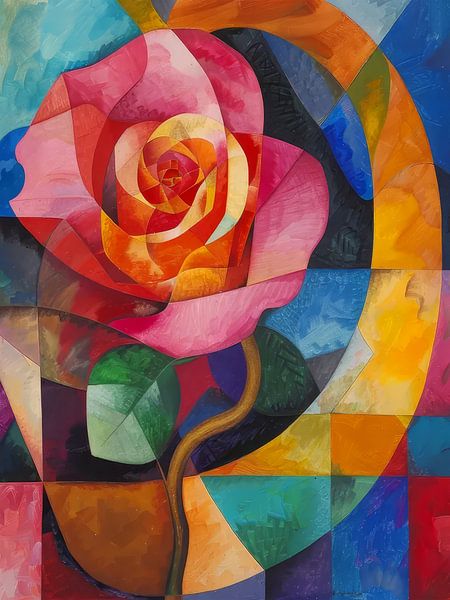 Rose Style Abstrakt von TOAN TRAN