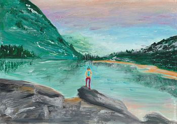 Beautiful nature painting