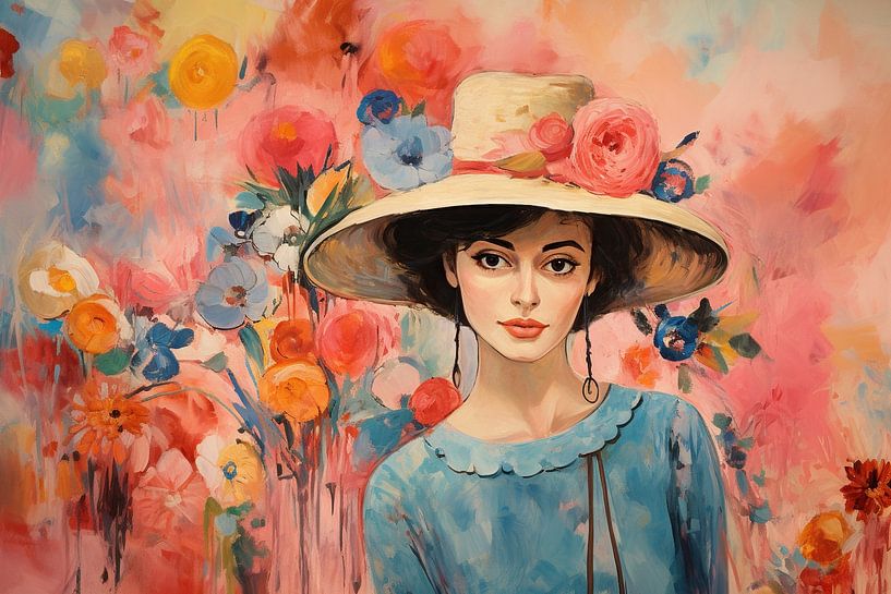 Floraal Portret | Bloemen Portret Kunst van De Mooiste Kunst