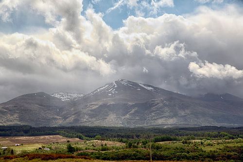 Spean vallei met Ben Nevis (Highlands, Schotland)