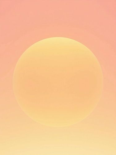 Retro jaren 70 neon kunst. Abstracte zonsopgang kleurverloop