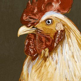 Henny Chicken Porträt von Studio Carper