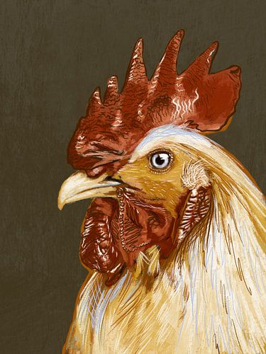 Henny Chicken Porträt von Studio Carper
