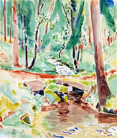 Waldbach II, OSKAR MOLL, 1920 van Atelier Liesjes
