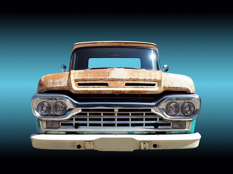 Amerikaanse klassieke auto F100 pickup 1960 van Beate Gube
