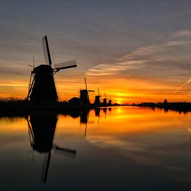 Sonnenaufgang Kinderdijk von Jos Krick Photography