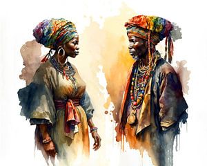 Afrika Aquarell