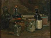 Stilleven met flessen en aardewerk, Vincent van Gogh van Meesterlijcke Meesters thumbnail