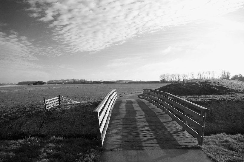 Brug op Texel by Hugo Kuijper