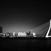 Skyline Rotterdam Erasmusbrug van Bart van Dam
