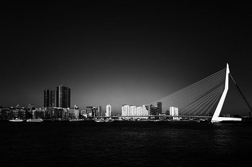 Skyline Rotterdam Erasmusbrug