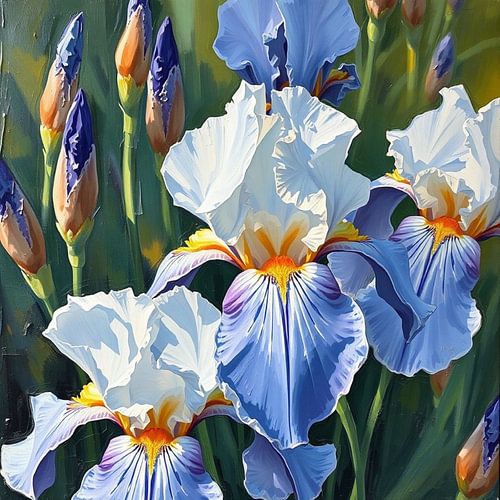 A Symphony of Azure and Alabaster