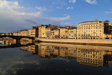 Ponte Santa Trinita bridge in Florence, Italy