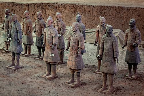 The Terracotta Army of Xian in China