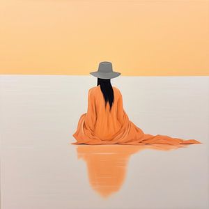 Minimalistisches Porträt