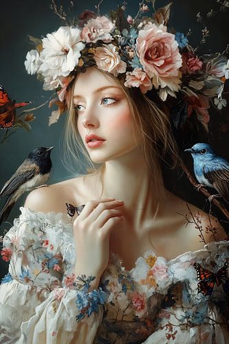 Digitales Porträt, Zwischen Flora und Fauna Nr.3