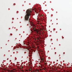Umarmung aus Rosen