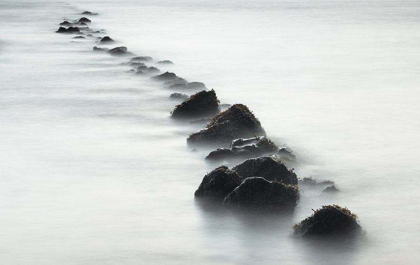 Minimalist Beauty: Soothing Sea and Soothing Waves by Hevonax Photography