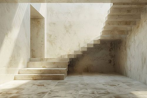 trappen in en rondom huis of gebouwen