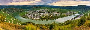 Moselschleife bei Piesport, Deutschland