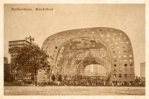 Vintage Ansichtskarte: Rotterdam Markthal