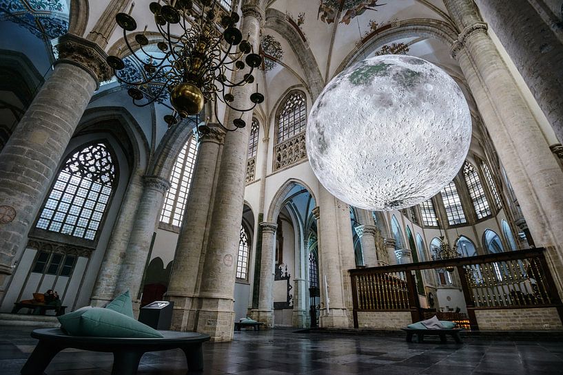 Grote kerk van Breda ( interieur ) van Chi