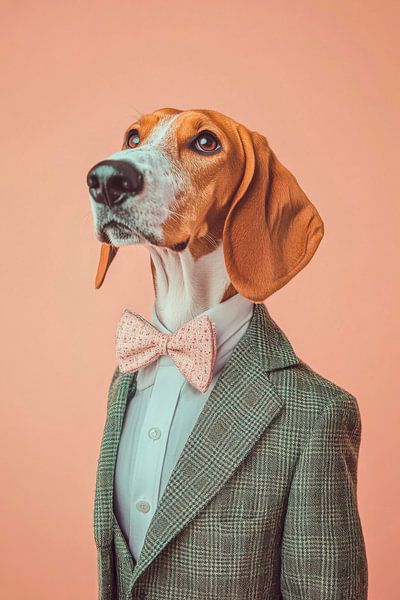 Amerikaanse windhond van Poster Art Shop