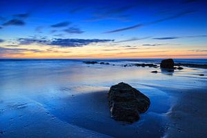 zonsondergang langs de Nederlandse kust van gaps photography