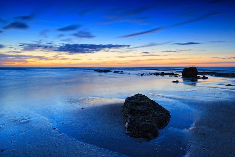 coucher de soleil le long de la côte hollandaise par gaps photography