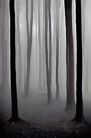 Trees black and white by Renato Daub