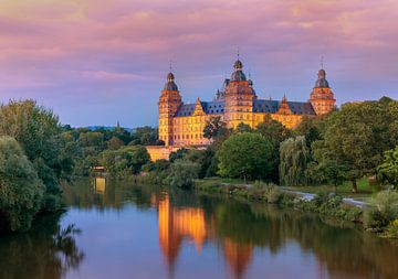 Johannisburg Kasteel in Aschaffenburg, Duitsland