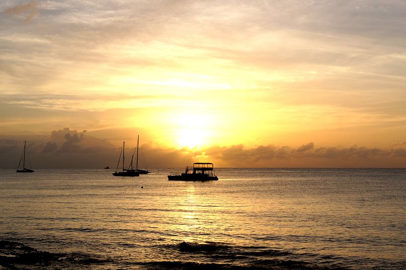 Sunset on Cozumel by Jadzia Klimkiewicz
