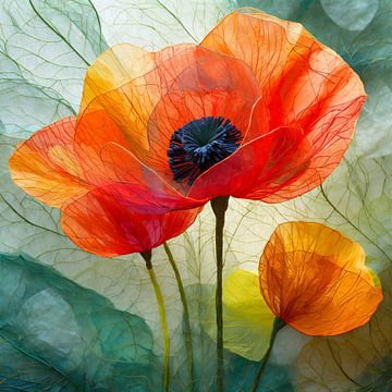 Seidiger Mohn von Pieternel Decoratieve Kunst