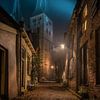 Deventer bij nacht van Martin Podt