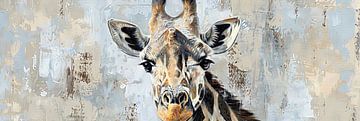 Giraffe Schilderen van Poster Art Shop