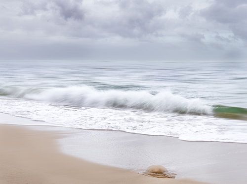 La mer, la plage et les nuages