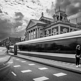 Verkeer in Amsterdam van Jolanda Aalbers