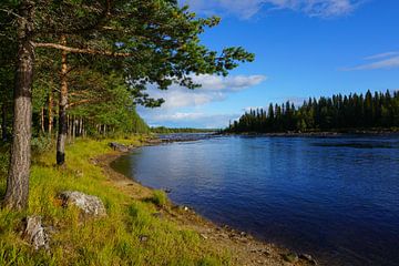 Un lac dans la belle nature suédoise sur Thomas Zacharias