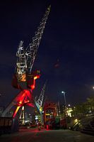 Kraan in nacht