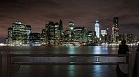 New York by Night van Chris van Kan thumbnail