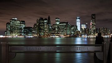 New York bei Nacht von Chris van Kan
