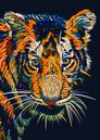 Bengal Tiger popart by Sahruddin Said thumbnail