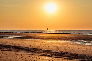 Sonnenuntergang Strand Middelkerke